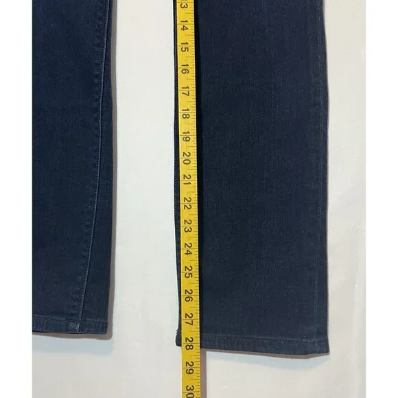 Madewell women’s Blue jeans Size 26 Rail Straight Low Rise Zipper Pockets - Picture 7 of 16